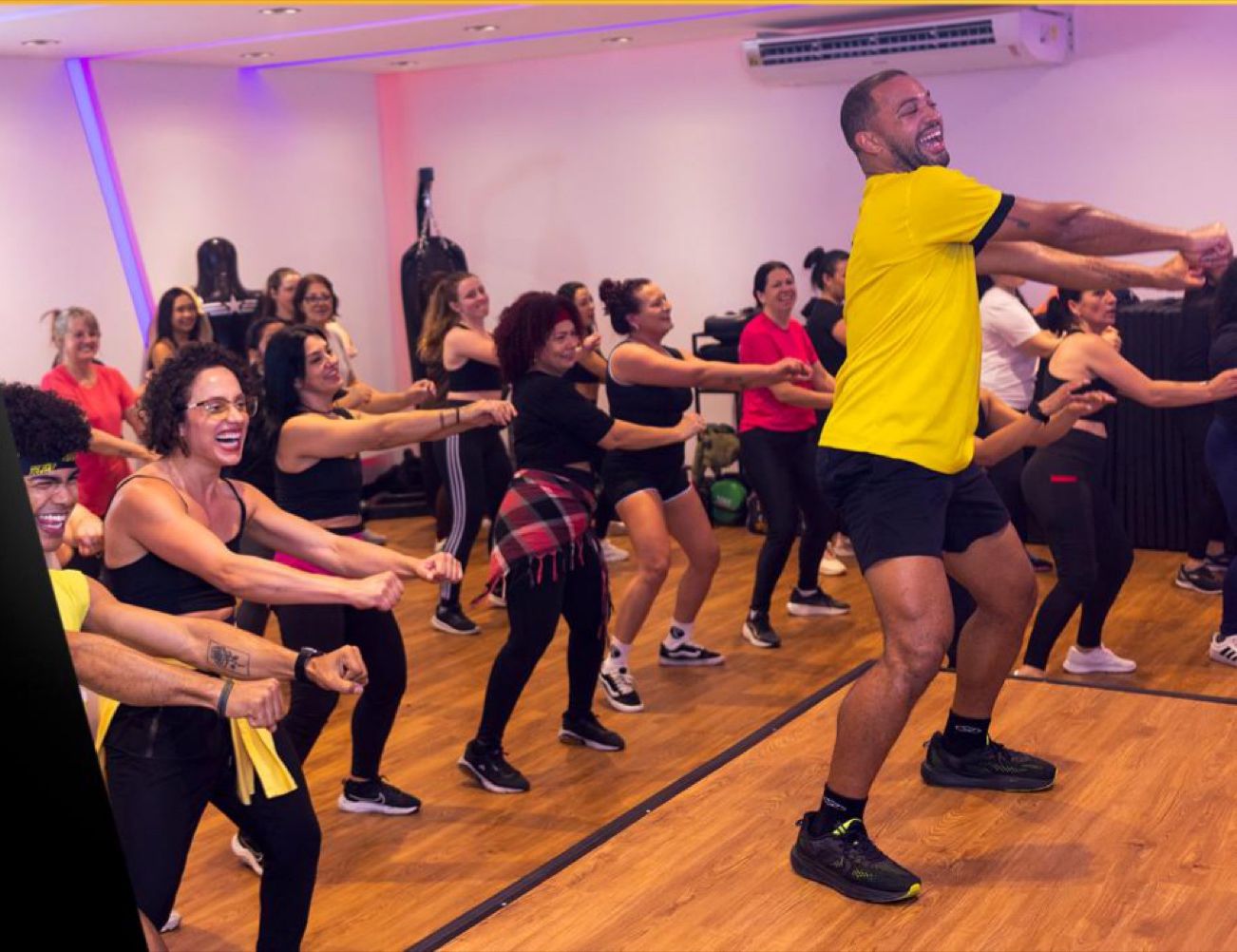 Aula de zumba na UFit